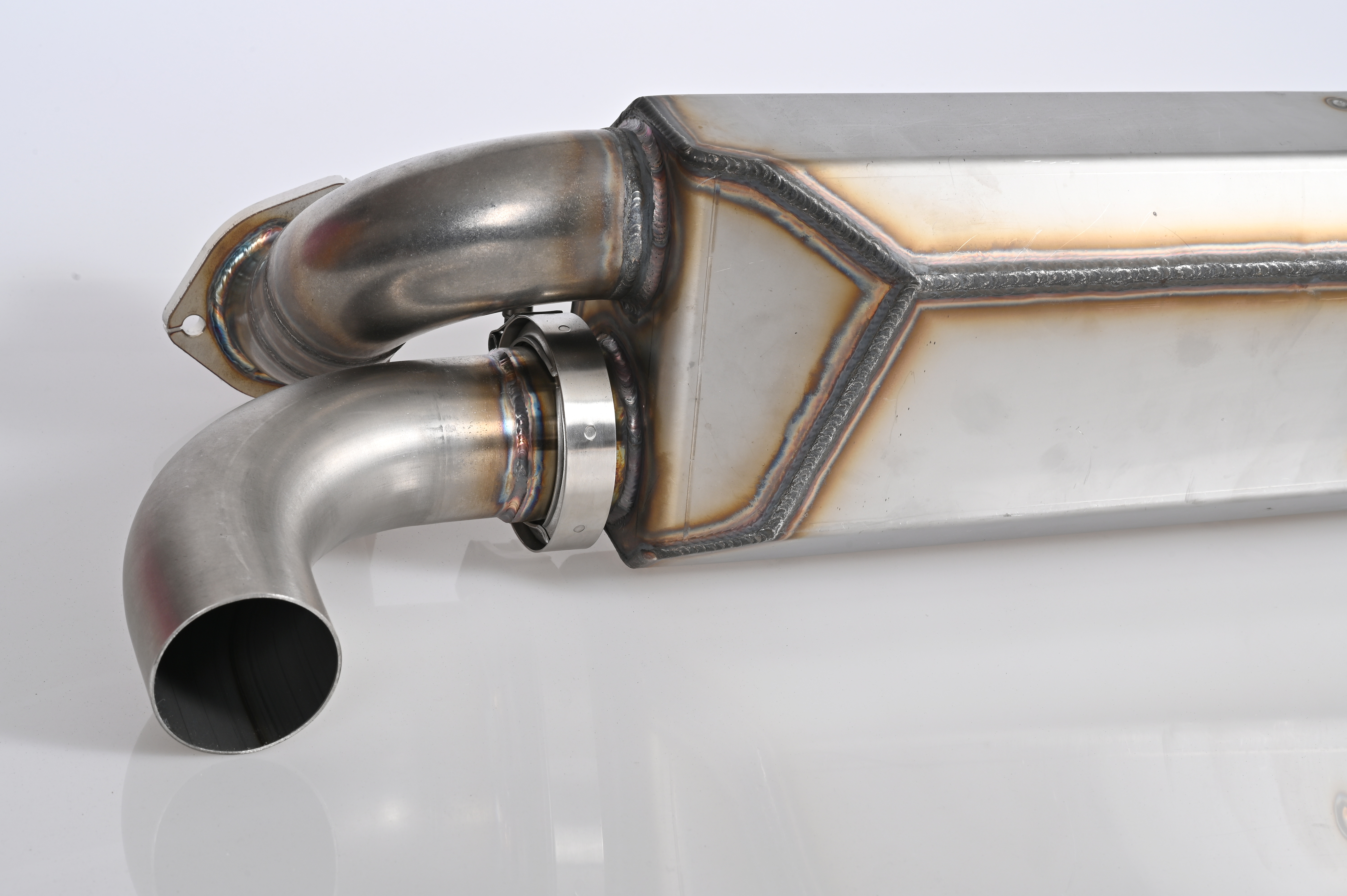 LMB Edelstahl Endschalldämpfer, Duplex, für Subaru EJ Motoren passend für VW T3